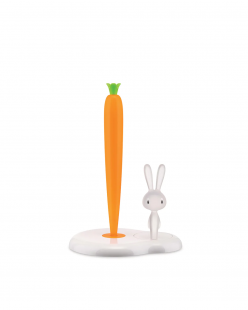Držák na papírové utěrky Bunny&Carrot bílý, Alessi