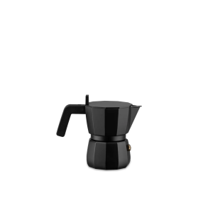 Kávovar Moka black na 3 šálky, Alessi