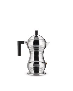 Kávovar Pulcina indukce 3 š. černý, Alessi